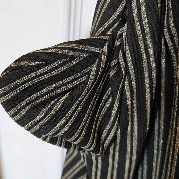 Draper James RSVP Gold and Black Sleeveless Dress - Picture 4 of 6